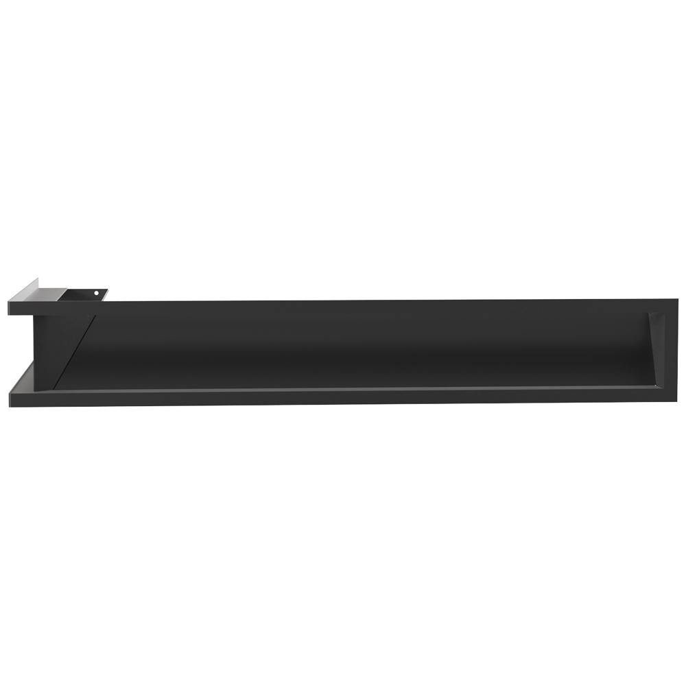 Vent Cover LUFT corner right 54,7x76,6x12 black Slim