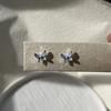 Fresh and Cute, Sweet Little Butterfly Stud Earrings. Small In Size, Elegant In Style, Simple and Versatile.
