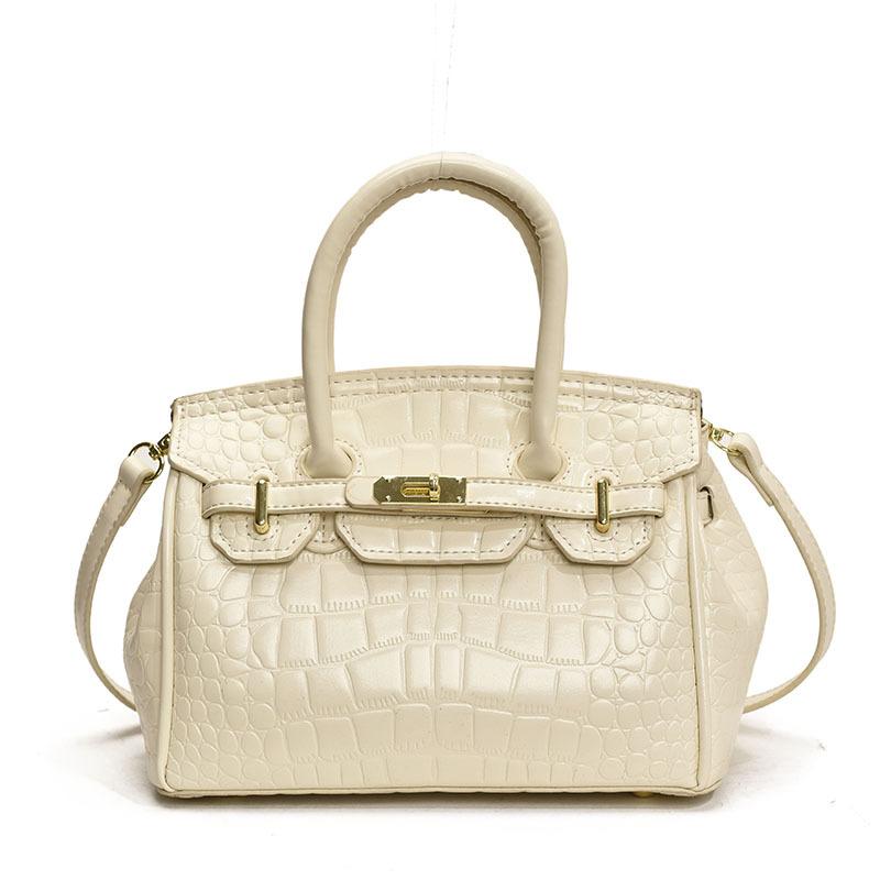 Versatile Style Popular Personality Casual Handbag Female Crocodile Pattern Trend Niche Design Messenger Bag