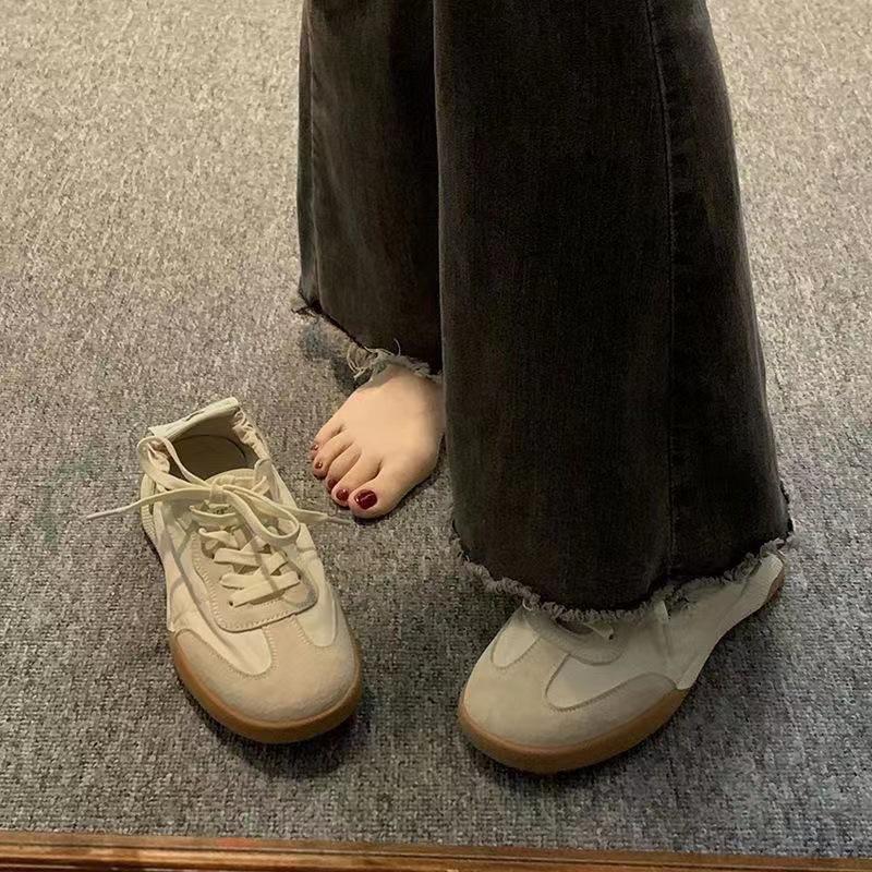 Forrest Gump 2023 Women's Ballet Training Shoes: Casual, Embroidered, Versatile, Lightweight, Breathable, White.