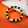 Halloween Luminous Beaded Bracelet For Women Girl Pumpkin Ghost Bracelets Jewelry Party Gifts