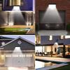 Solar LED Light Outdoor Waterproof Lighting Street Light Porch Wall Lamp PIR Motion Sensor Solar Spotlight for Garden Yard Patio