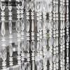 Clear Transparent Split Beaded Curtains Doorways Hanging Door Beads String Curtains Tassel Beaded Curtains Room Divider Screen Decorations