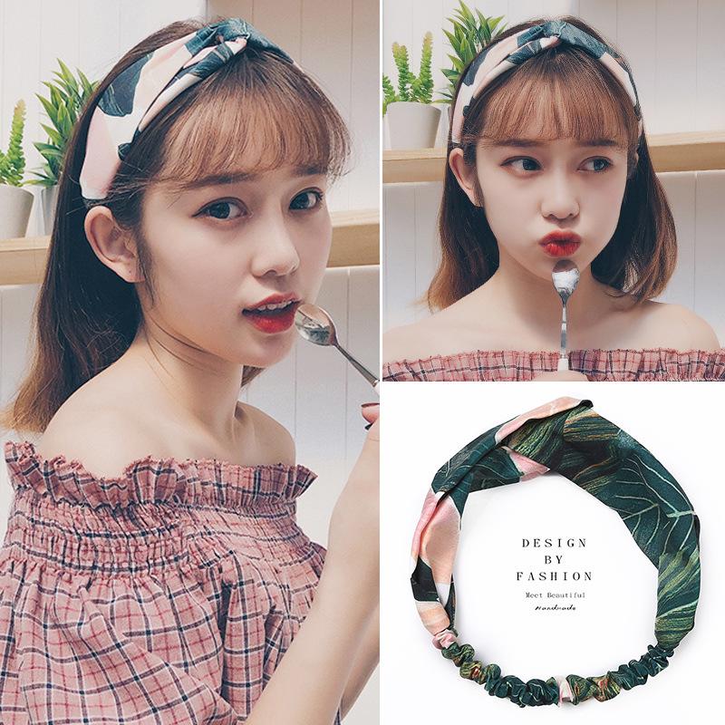Korean Spring-Summer Elastic Chiffon Silk Headband for Women – Hair Accessories, Sports & Face Washing
