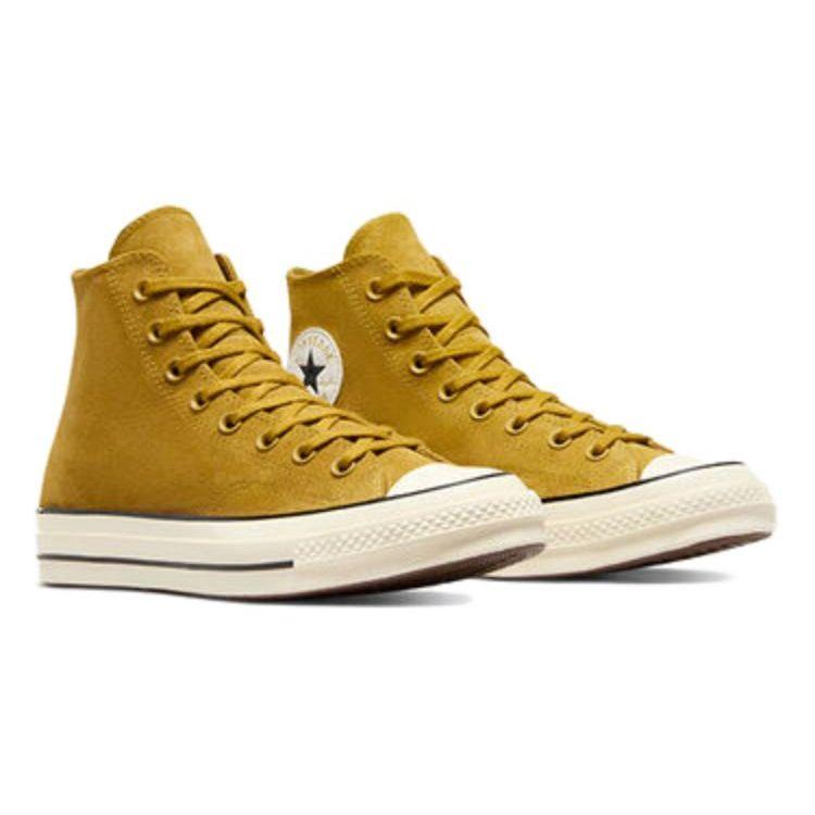 Converse Chuck 70 Plus Casual Simple High-Top Canvas Shoes Unisex Sneakers Yellow A05598C