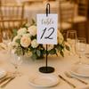 Non-Slip Base Metal Place Card Holder Black Clamps Place Card Stands Memo Stand  Wedding Decoration