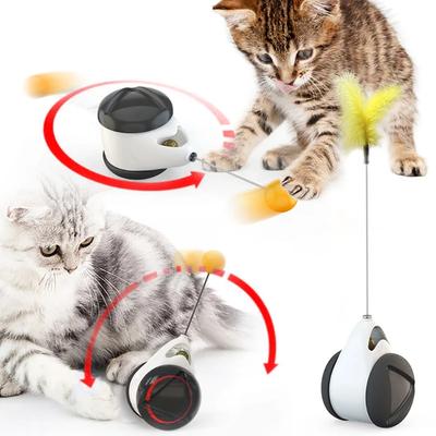 Tumbler Swing Cat Toy Smart Interactive Balance Car Chasing Toy Self Rotating Ball Pets Playing Animals Kitten Accessories