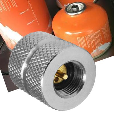 Screw Type Valve Canister Connector Cartridge Gas Nozzle Outdoor Camping Butane Stove Gas Refill Adapter Converter