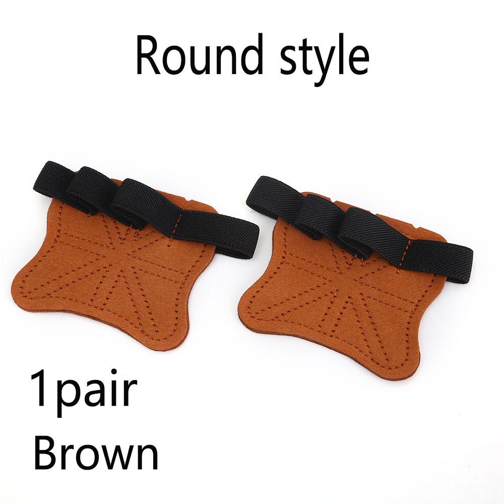 Non-Slip Bovine Hide Weight Lifting Gloves For Women And Men Four Fingers Palm Protection Gym Training Accessories