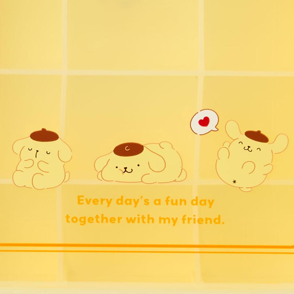 Sanrio Pompompurin Storage 629243 Book-Shaped Case, Medium,