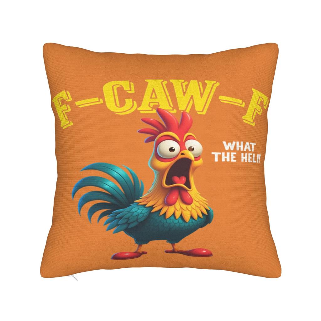 Chicken F-CAW-F  Pillowcases  Vintage Pillow Case For Sofa Car Home Decor Comfy Pillow Cover