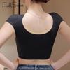 FallSweet Seamless Bra Top Women Full Coverage Shoulder-Pads Bralette Ladies Invisible Seamless Underwear Wireless Breathable Minimizer Vest Lingerie