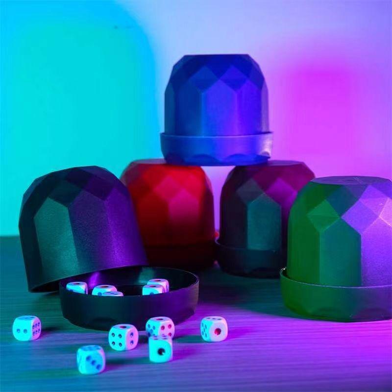 

Dice Shaker Cup with Base Tray for Street Vending or Barbecue Entertainment Other