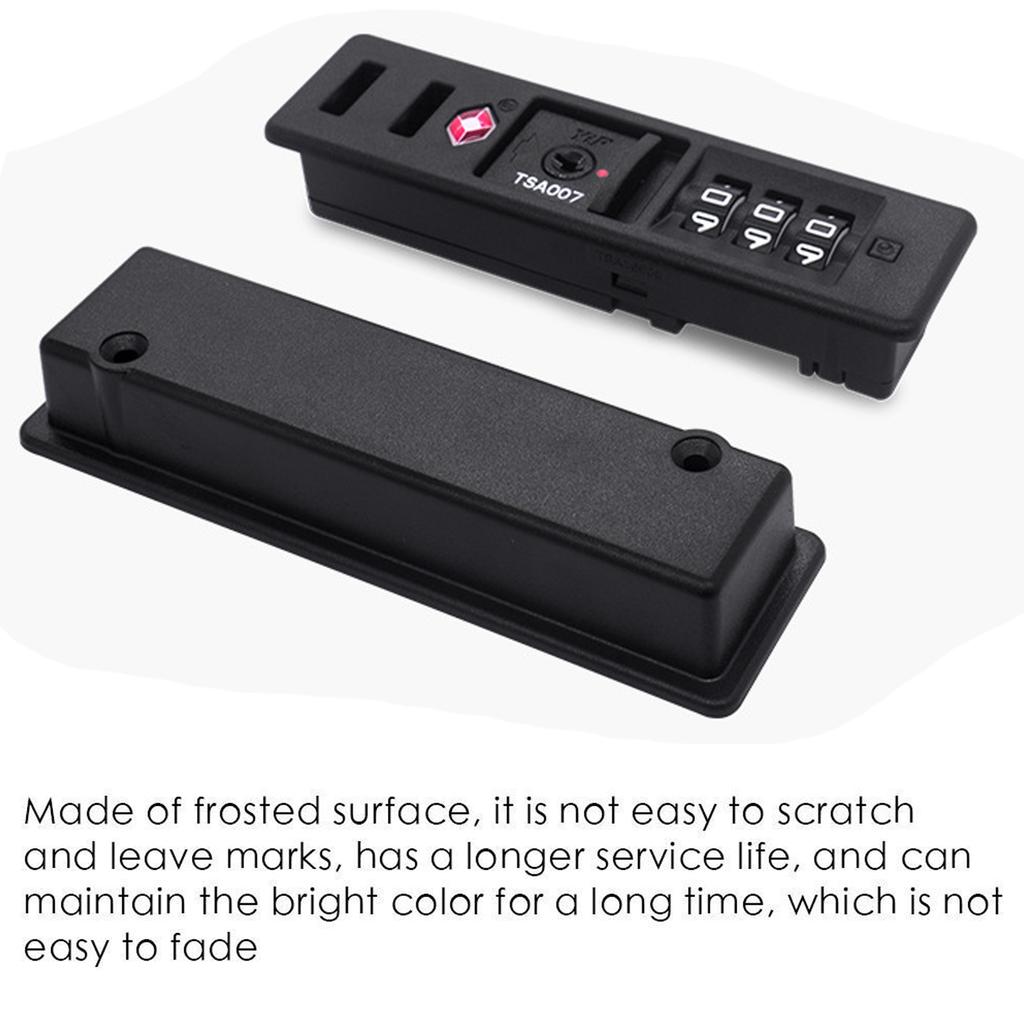 International Travel Security Lock Suitcase Password Lock 3Digit Number Secure Code Combination Lock Luggage Replacement