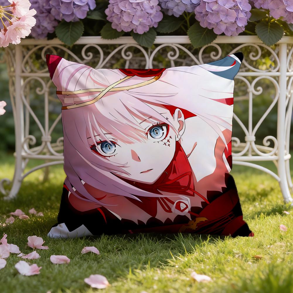 Anime T-Takt Op. Destiny Cushion Cover Home & Car Dual-Scene Pillow Cover: Reversible for Premium Comfort