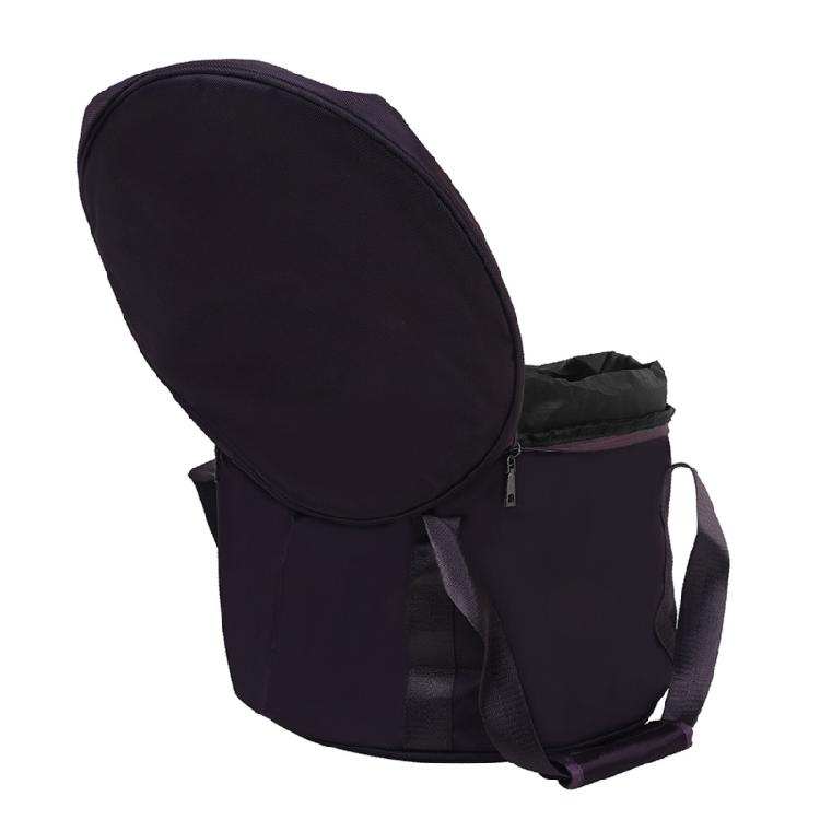 Bolsa de transporte acolchada gruesa para cuenco tibetano de yoga, bolsa de viaje con correa de transporte