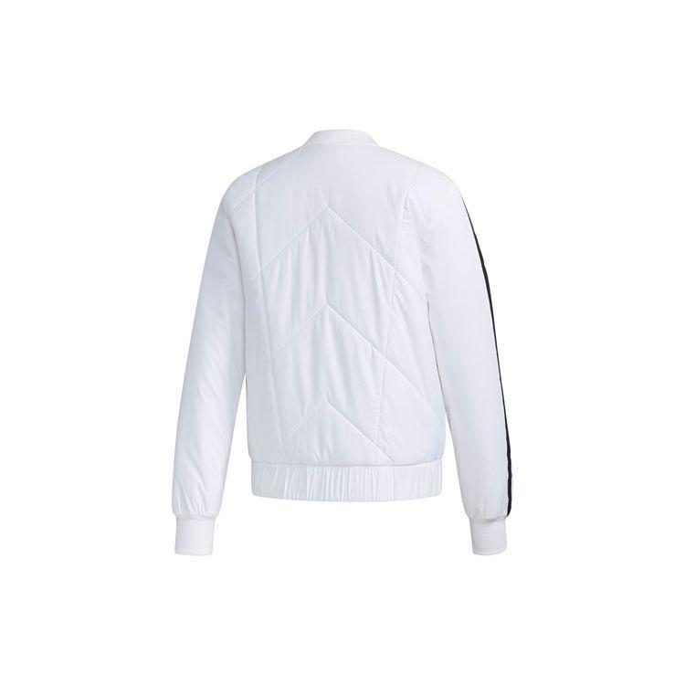 Adidas Neo Casual Comfortable Long Sleeve Jacket Cotton Women Jacket White EI4405