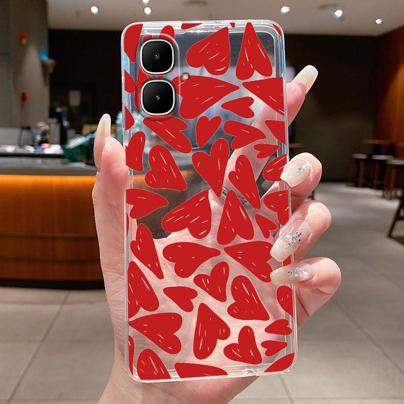 For Tecno Spark Go 2 Cover Case Luxury Dragon Cute Cool Boys Girls Soft TPU Bumper KM4 Techno Spark Go 2 Transparent Phone Case