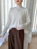 Luxury Women's Cashmere Half-High Collar Sweater, Light and Skin-Friendly, Perfect for Autumn and Winter