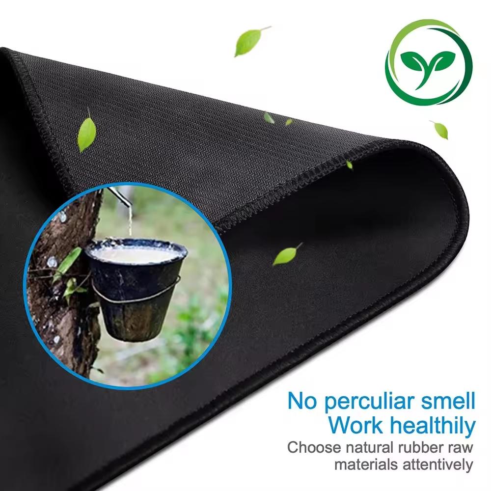 XXL Green Tropical Leaves Botanical Mouse Pad Anti-Slip Rubber Base Gaming Desk Mat Computer Keyboard Mat for Office Accessories
