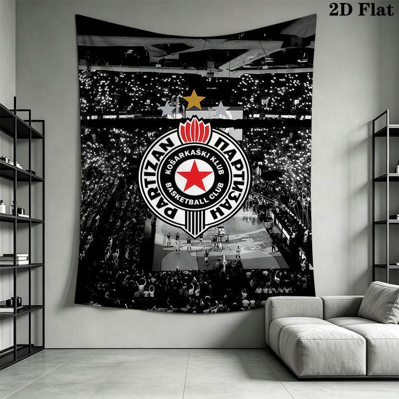 Partizan poster Wall Hanging Printed Fabric Blanket Decorative Tapestries for Bedroom Living Room Home Decor