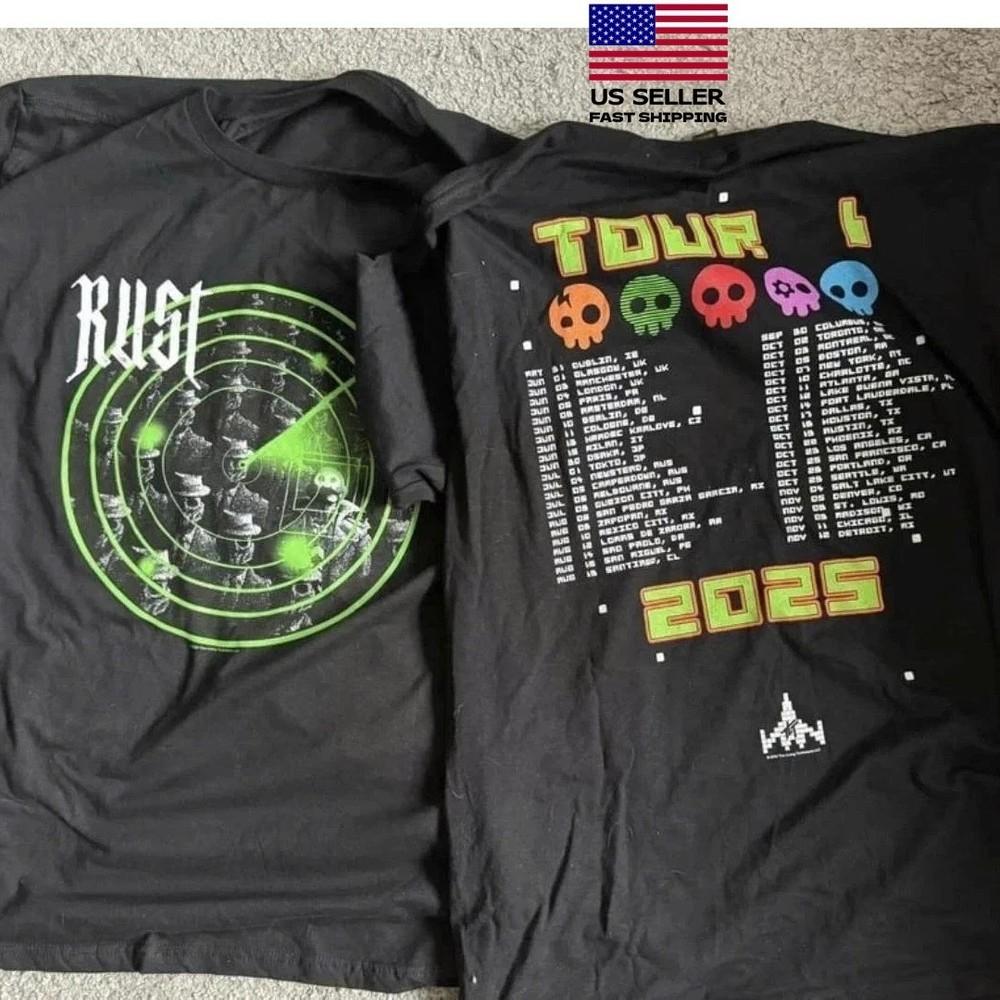 New The Living Tombstone Tour 2025 Tshirt reprint Unisex T-Shirt XL
