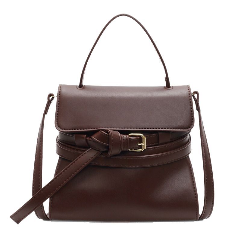 Belt Decoration Tote Bag Ins Handbag 2025 Niche Fashion Shoulder Messenger Women's Bag Cross-border