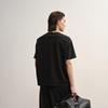 LESS 2025 Autumn Loose Round Neck Short Sleeve Shirt