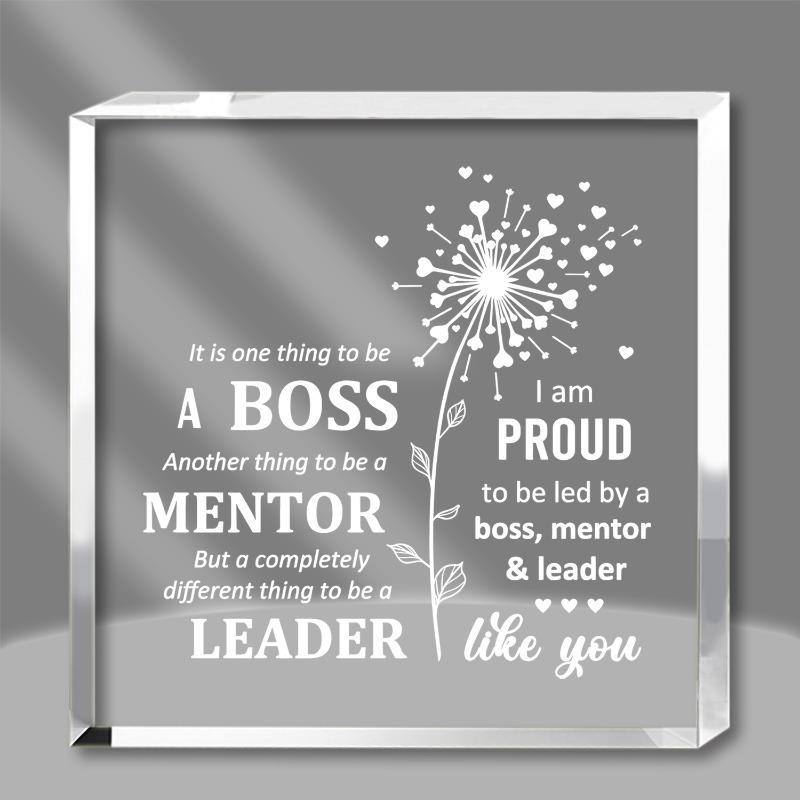 

Difference Maker Appreciation Plaque - Inspirational Desk Gift for Leaders & Mentors чистый