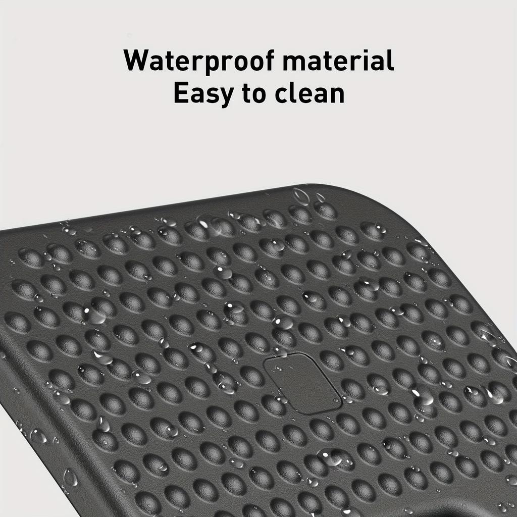 Adjustable Foot Rest: 3 Heights, 30° Tilt, Ultimate Comfort for Office & Home.