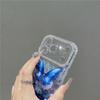 Diamond-Studded Butterfly Lens iPhone 17 Pro Max Drop-Proof Case, Compatible with Apple 14-16 Models.