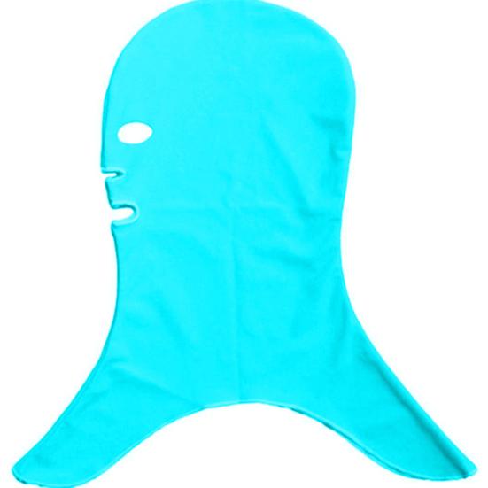 Facekini Breathable Pool Mask Head Sunblock UV Sun Protection Face Swim Cap