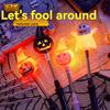 Halloween Pumpkin Handheld Decorations, Bright Hand Crank, Day Of The Dead Decoration, Gift Supplies For Halloween Party