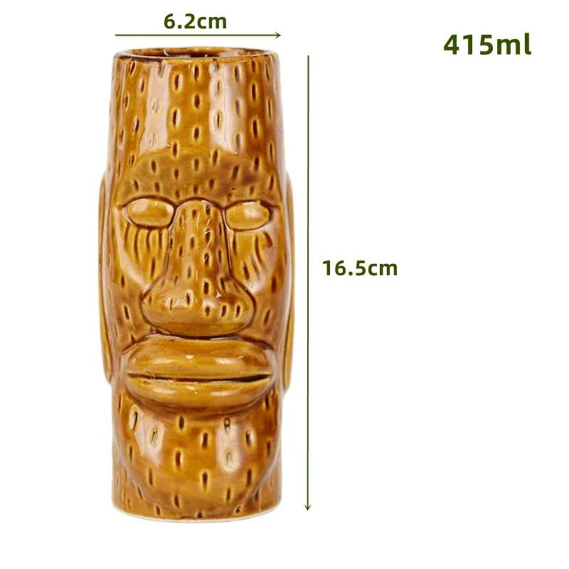 60 Types Ceramic Hawaii Tiki Mugs Creative Cocktail Glasses Beer Glass Martini Glasses Wine Glass Funny Cup Gift for Men