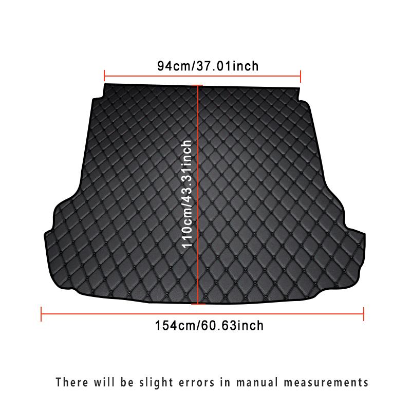 Car Trunk Mats Fit For Hyundai For Azera 2010 2009 2008 2007 2006 Rear Trunk Liner Cargo Foot Pads Accessories Products Parts