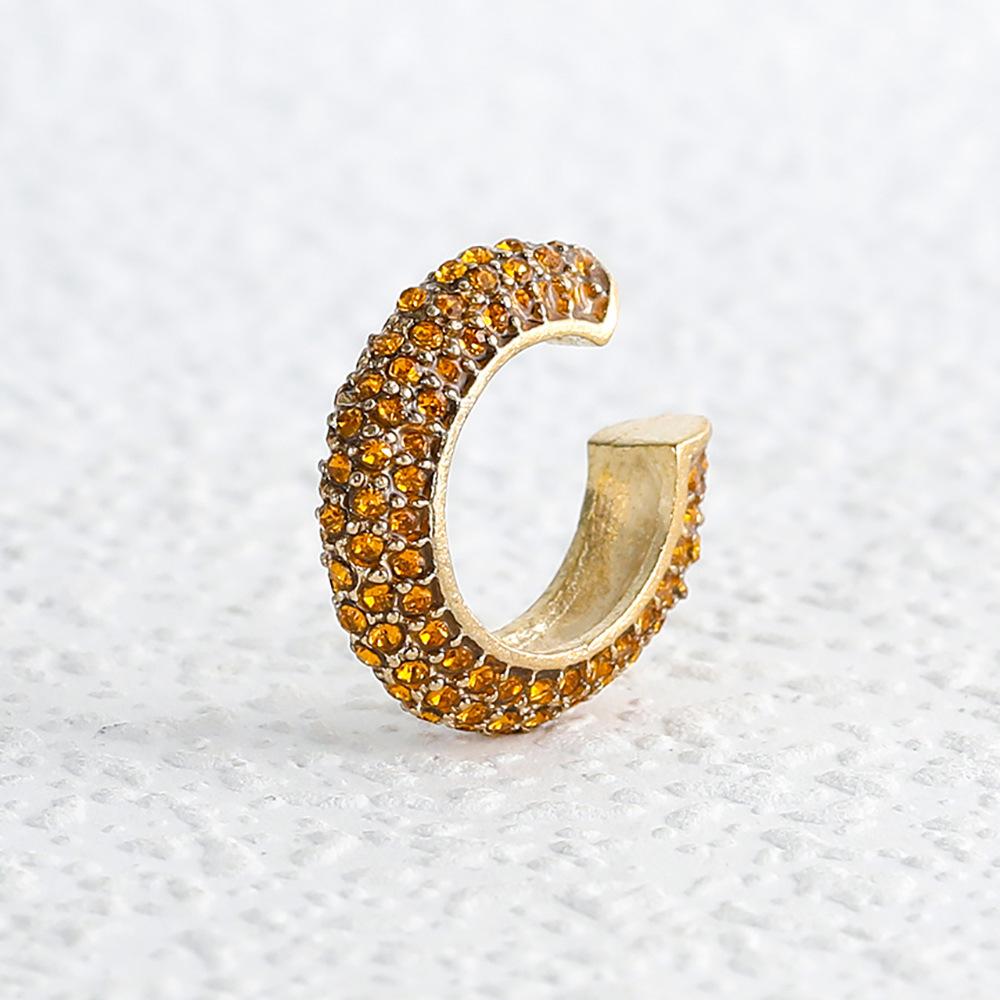 Alloy Chic Clipon Earrings For Women Geometric Shapes Multiple Color Options