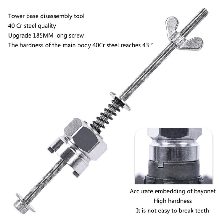 Stainless Steels Bicycles Hub Removal Repair Tool for Bike Hub Body Remove Tool