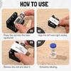 Vial Label Applicator Easy Alignment Time-Saving Sticker Alignment Tool Precise Application Reusable Labeling Tools