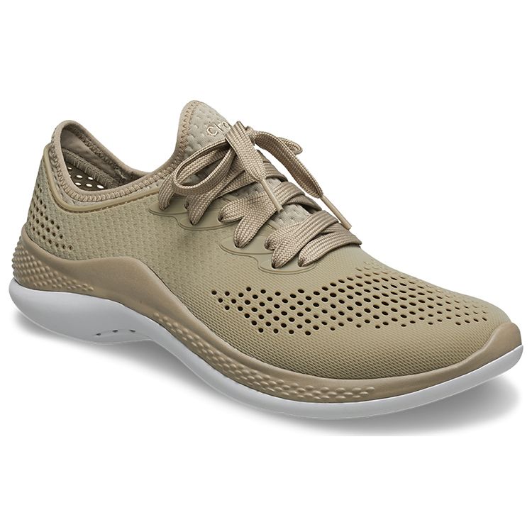 Crocs Literide 360 Non-Slip Breathable Low-Top Sports Casual Shoes Men Sneakers Khaki 206715-260