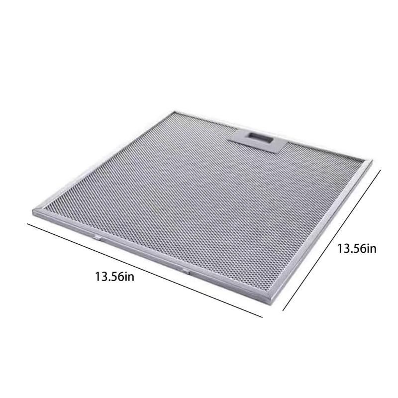 2 Pieces Aluminum Grease Panels 13.56 X 13.69 Inch Suitable For Range Hoods