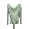 Sunscreen blouse tulle top women's summer suspenders two-piece set mesh straps air conditioner shirt mint green summer ootd