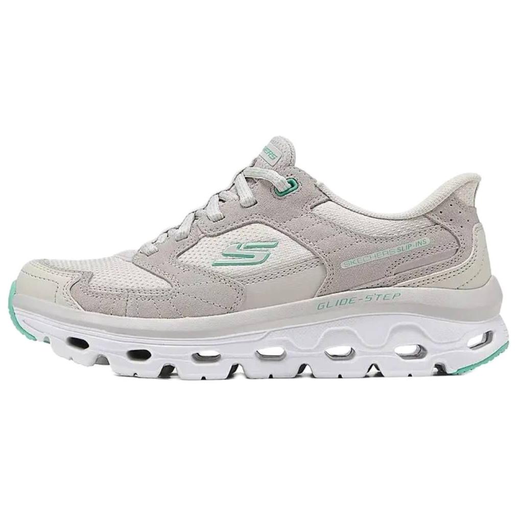 Skechers Серия Glide-Step Мягкие Удобные Прочные Низкие Кроссовки для Трейлраннинга Женские Серый Коричневый 180268-TPMT 35