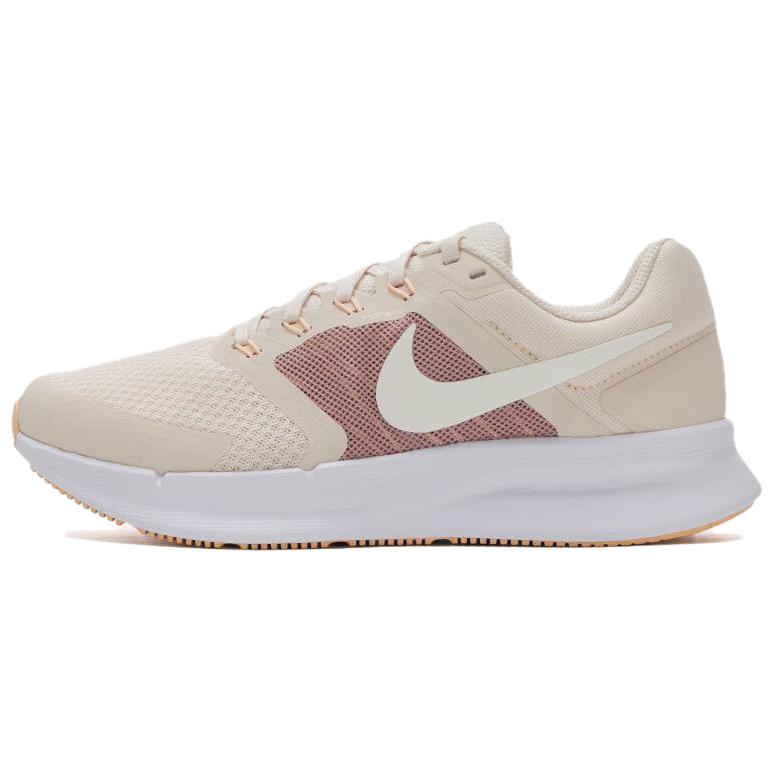 Nike Run Swift 3 Cushioning Abrasion Resistant Breathable Low Top Running Shoes Women's Beige Pink Sneakers DR2698-107