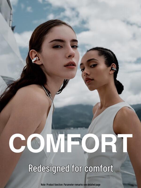 SANAG S9S AI Air-Bone Conduction Ear-Clip Bluetooth Headphones