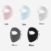 Summer Ice Silk Full Face Sun Protection Mask