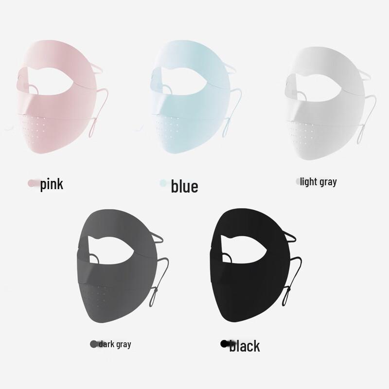 Summer Ice Silk Full Face Sun Protection Mask