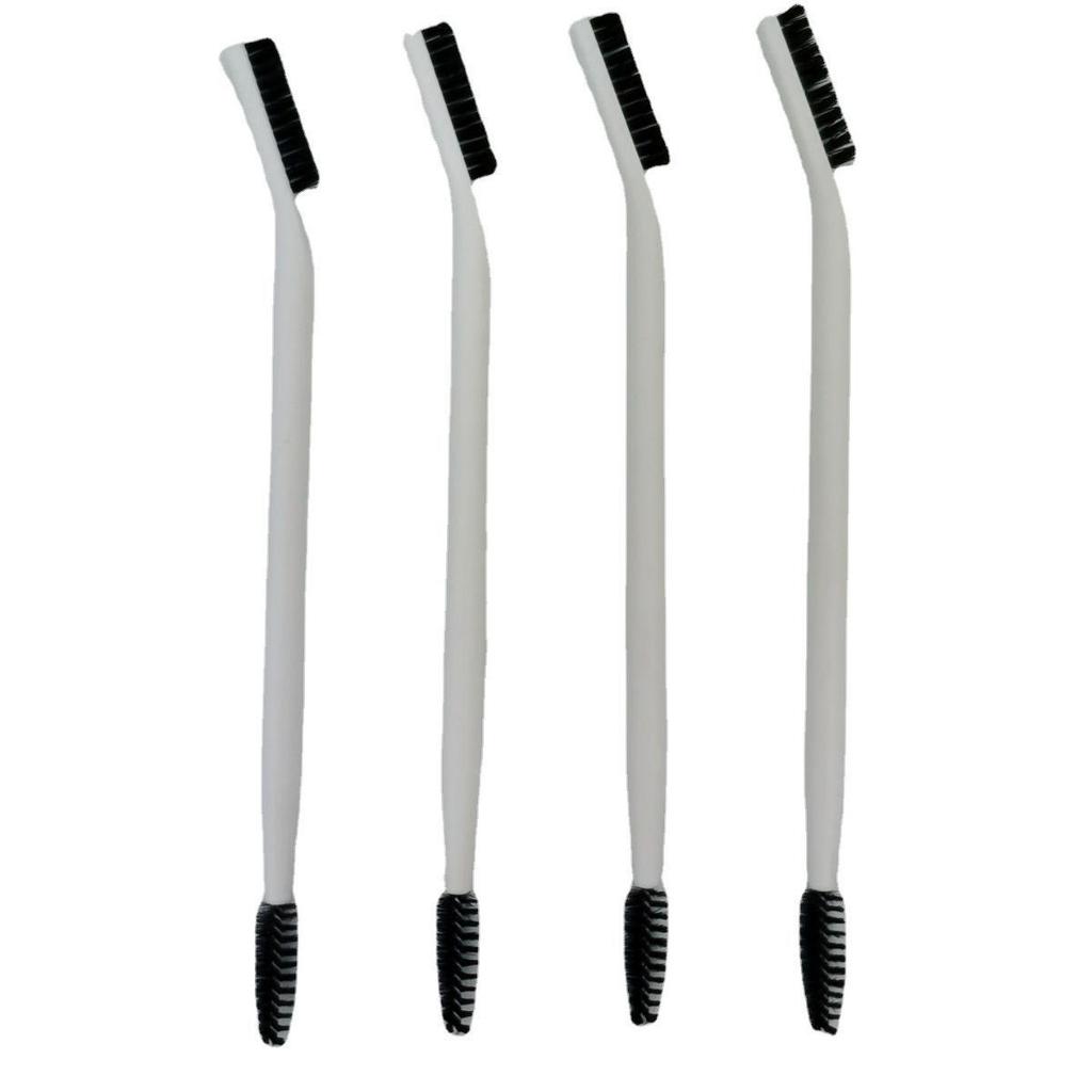 Portable Dual-Head Eyebrow & Eyelash Brush: Comb & Curl with One Tool for Effortless Beauty.