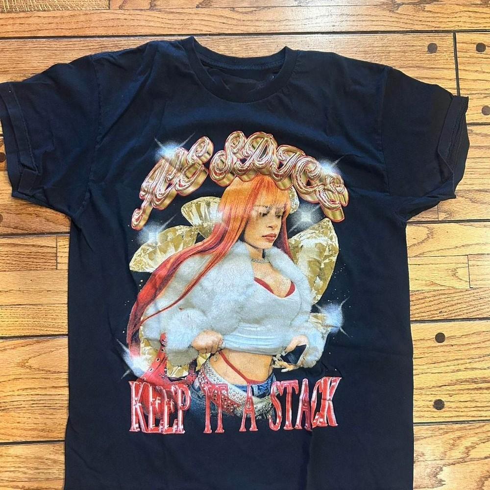 Vintage Ice Spice Keep It A Stack T-shirt Tour Size S to 5XL BL684 Unisex T-Shirt XXL