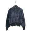 Y-3 Black W CLASSIC VELVET KNIT FZ SWEATER Tops 2XS NavyUsed