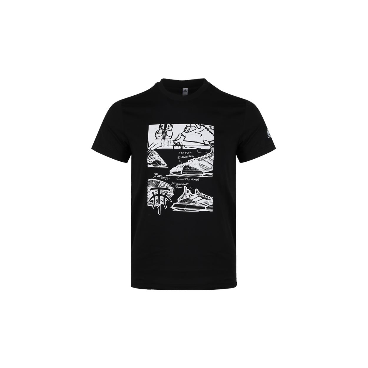 Adidas T Shirts Mens Crew Neck Moderate Straight Fit DU6721 M